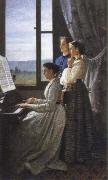 Silvestro lega the lyric (ll canto di unostornello) oil painting reproduction
